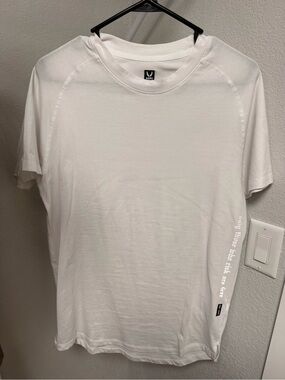 ASRV Men’s Short Sleeve Crew T-Shirt in White